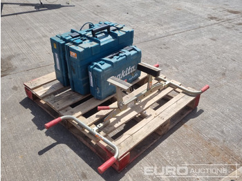 İnşaat ekipmanı Makitav110 VoltHammer Drill (2 of), Makita Cordless Rsipricating Saw, Probst Curb Lifter: fotoğraf 4