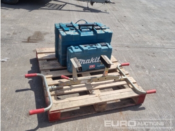 İnşaat ekipmanı Makitav110 VoltHammer Drill (2 of), Makita Cordless Rsipricating Saw, Probst Curb Lifter: fotoğraf 5