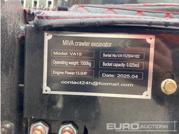 Mini ekskavatör MIVA