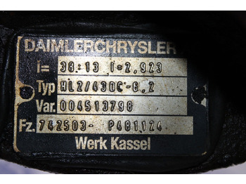 Diferansiyel - Kamyon Mercedes-Benz ATEGO R=38:13 HL2 006503790: fotoğraf 2