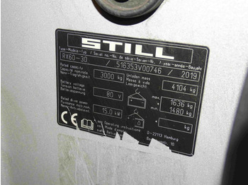 Elektrikli forklift Still RX60-30: fotoğraf 5