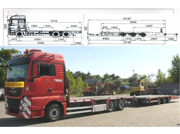 Sal/ Açık kasa kamyon MAN TGX