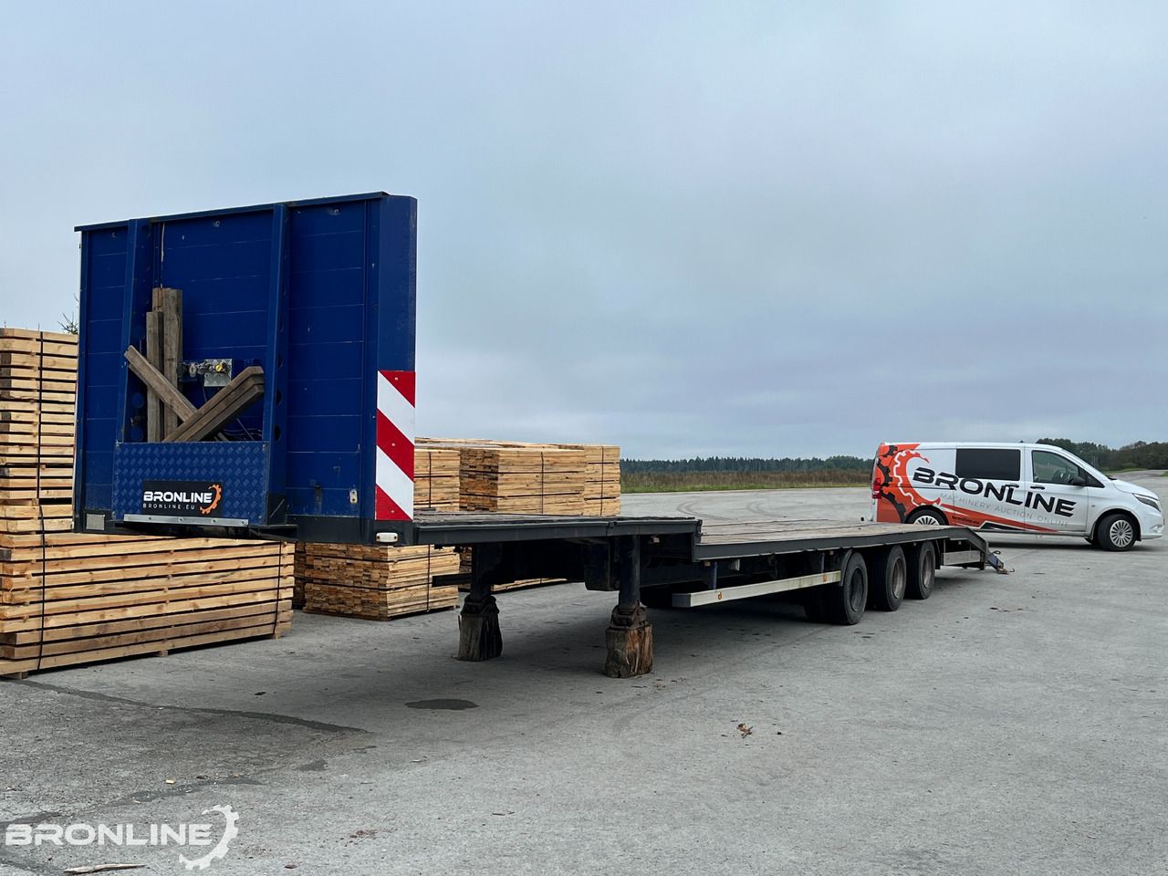 2003 WECON S327 LK20 3-axle trailer - Alçak çerçeveli platform dorse: fotoğraf 1 2003 WECON S327 LK20 3-axle trailer - Alçak çerçeveli platform dorse: fotoğraf 1