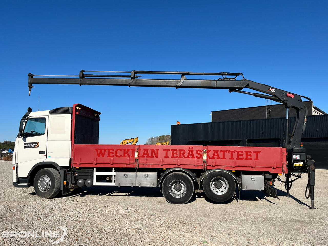 2006 Volvo FH 440 6x2 Flatbed + Crane - Sal/ Açık kasa kamyon, Vinçli kamyon: fotoğraf 5 2006 Volvo FH 440 6x2 Flatbed + Crane - Sal/ Açık kasa kamyon, Vinçli kamyon: fotoğraf 5