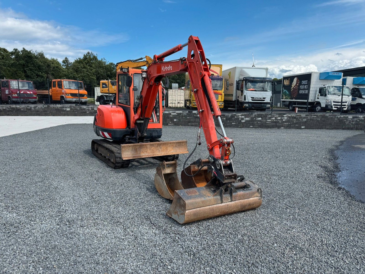 Kubota KX 121-3a KX121 Minibagger Monoausleger 3xLöffel - Mini ekskavatör: fotoğraf 3 Kubota KX 121-3a KX121 Minibagger Monoausleger 3xLöffel - Mini ekskavatör: fotoğraf 3