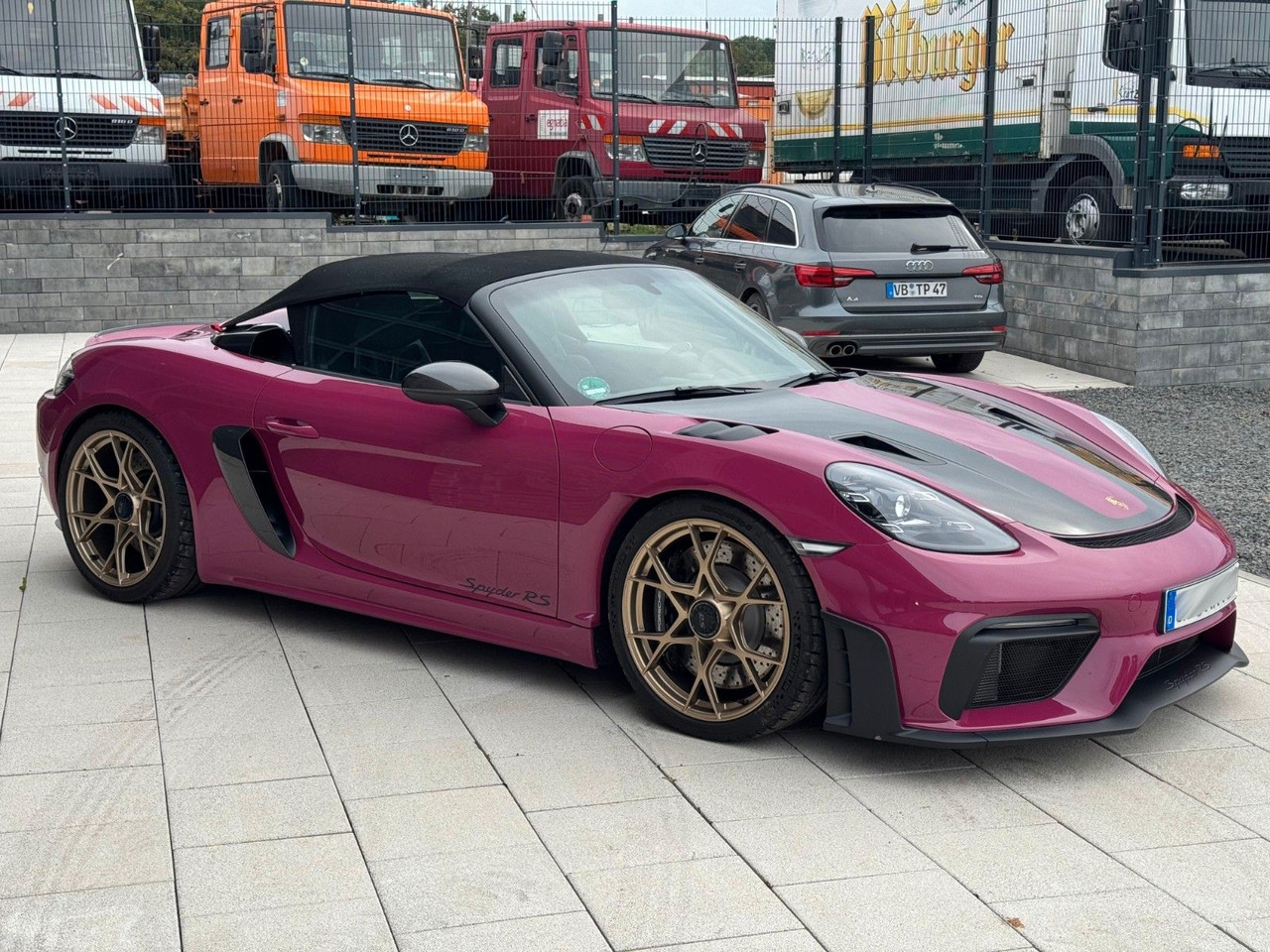 Porsche Boxster 718 Spyder RS WEISSACH LIFT - Cabrio araba: fotoğraf 5 Porsche Boxster 718 Spyder RS WEISSACH LIFT - Cabrio araba: fotoğraf 5