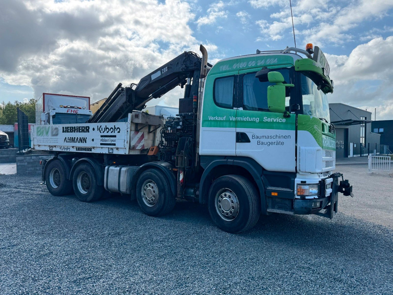 Scania 164G 580 V8 Kran Hiab 280 Retarder Sattelplatte Scania 164G 580 V8 Kran Hiab 280 Retarder Sattelplatte - Sal/ Açık kasa kamyon, Vinçli kamyon: fotoğraf 4 Scania 164G 580 V8 Kran Hiab 280 Retarder Sattelplatte Scania 164G 580 V8 Kran Hiab 280 Retarder Sattelplatte - Sal/ Açık kasa kamyon, Vinçli kamyon: fotoğraf 4