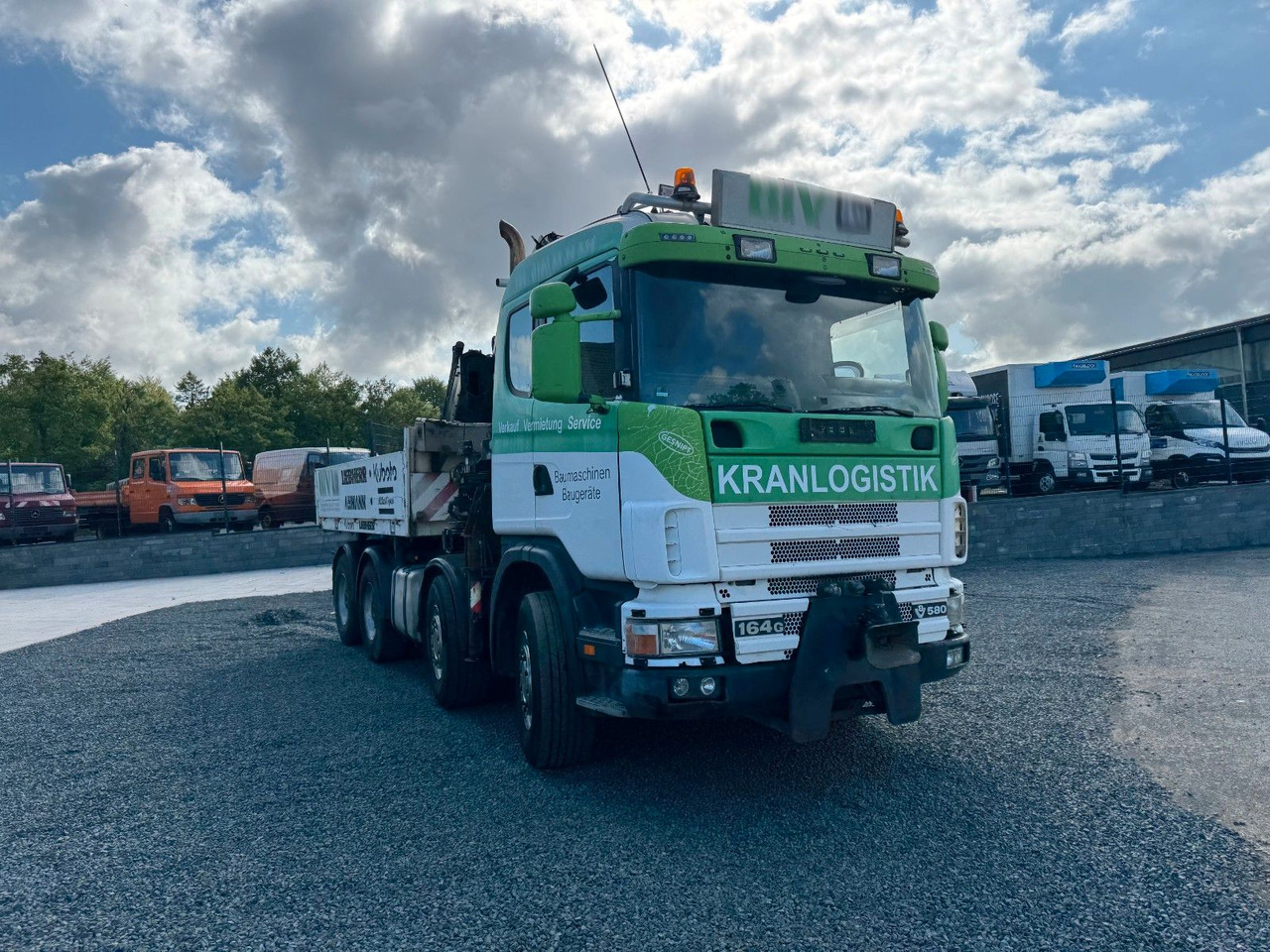 Scania 164G 580 V8 Kran Hiab 280 Retarder Sattelplatte Scania 164G 580 V8 Kran Hiab 280 Retarder Sattelplatte - Sal/ Açık kasa kamyon, Vinçli kamyon: fotoğraf 3 Scania 164G 580 V8 Kran Hiab 280 Retarder Sattelplatte Scania 164G 580 V8 Kran Hiab 280 Retarder Sattelplatte - Sal/ Açık kasa kamyon, Vinçli kamyon: fotoğraf 3
