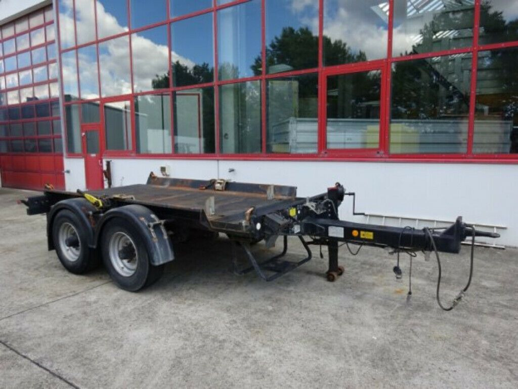 Hüffermann 13 t Tandem- Absetztmulden Anhänger - Kancali yükleyici/ Hidrolift römork: fotoğraf 1 Hüffermann 13 t Tandem- Absetztmulden Anhänger - Kancali yükleyici/ Hidrolift römork: fotoğraf 1