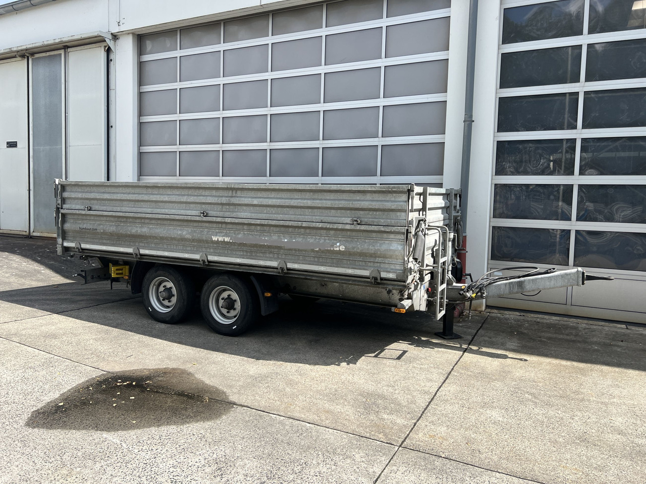Humbaur D1AC Tandemkipper- Tieflader mit Aufsatz, neuwertig - Damperli römork: fotoğraf 1 Humbaur D1AC Tandemkipper- Tieflader mit Aufsatz, neuwertig - Damperli römork: fotoğraf 1