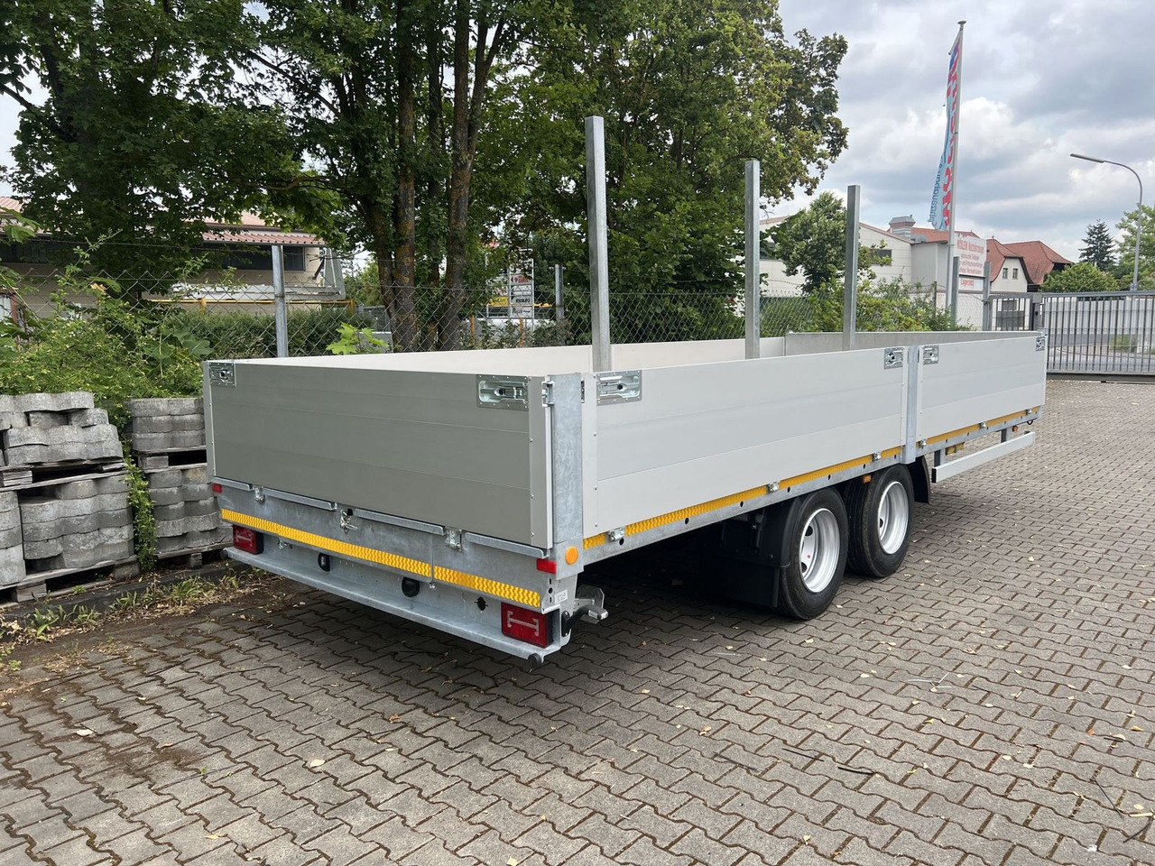 Platform/ Açık kasa römork Möslein  14,4 t Tandem- Pritschenanhänger- Tieflader: fotoğraf 6