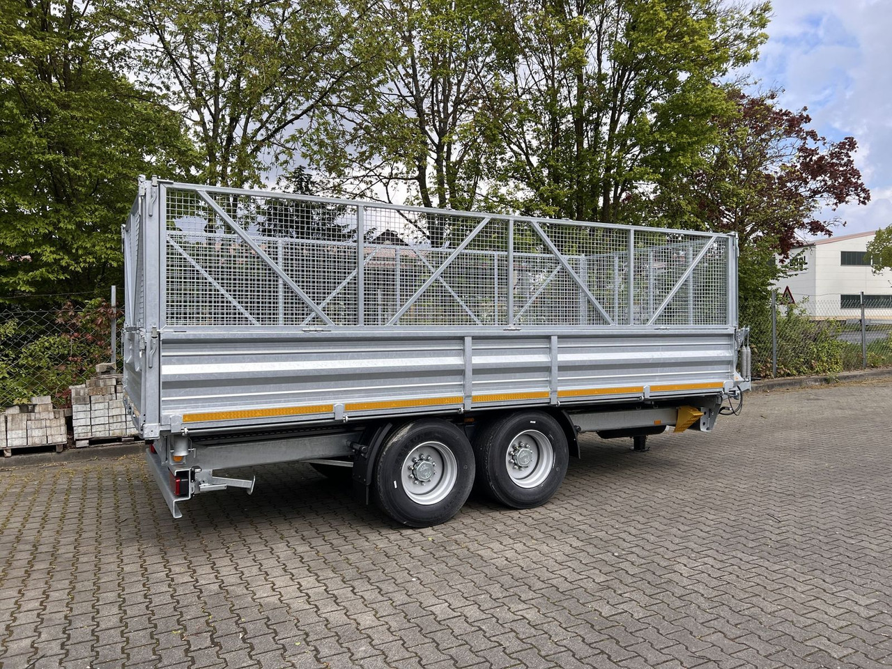 Damperli römork Möslein  14 t Tandem- Kipper Tieflader 5,70 m lang, Brei: fotoğraf 8
