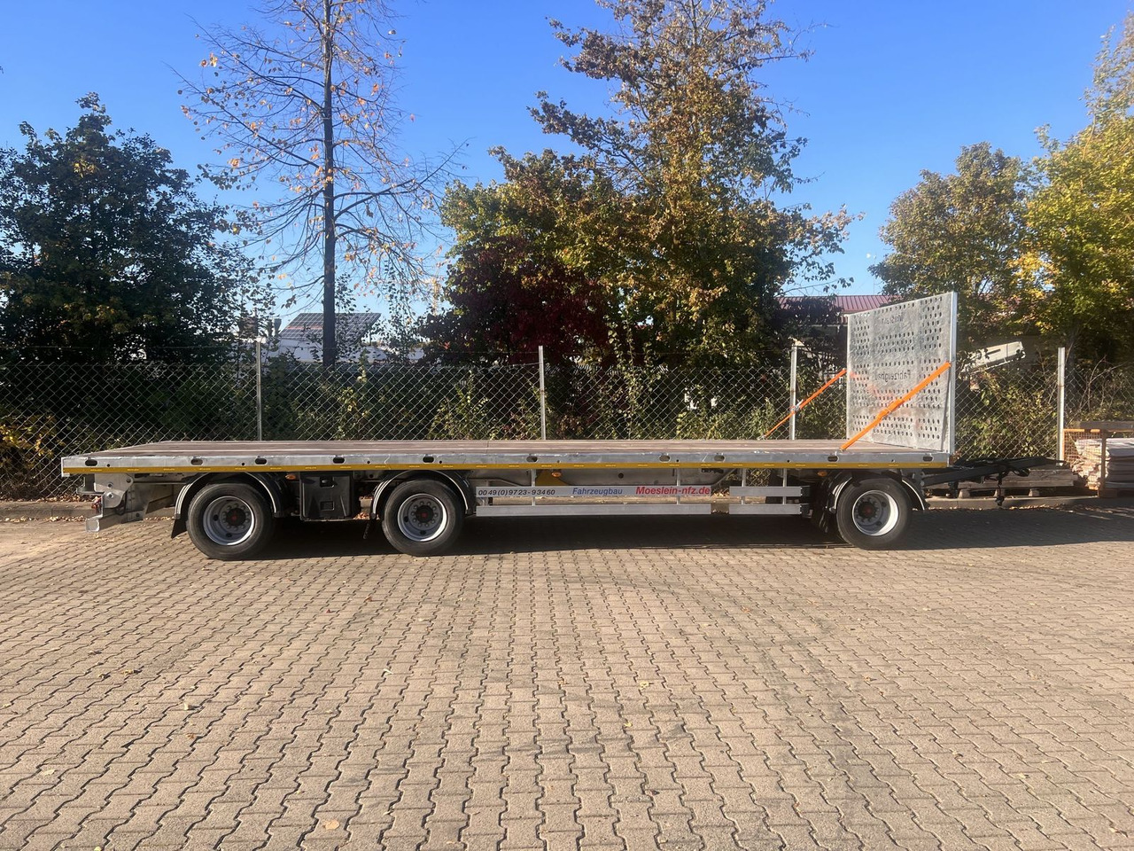 Möslein 3 Achs Jumbo- Plato- Anhänger 9 m, Mega - Platform/ Açık kasa römork: fotoğraf 4 Möslein 3 Achs Jumbo- Plato- Anhänger 9 m, Mega - Platform/ Açık kasa römork: fotoğraf 4