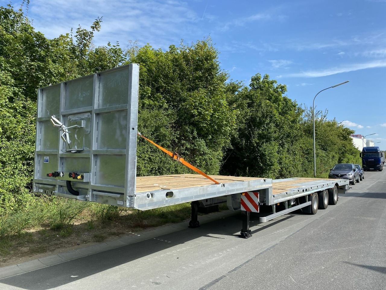 Möslein 3 Achs Tieflader für Fertigteile, Maschinen, Co - Açık/ Sal dorse: fotoğraf 3 Möslein 3 Achs Tieflader für Fertigteile, Maschinen, Co - Açık/ Sal dorse: fotoğraf 3