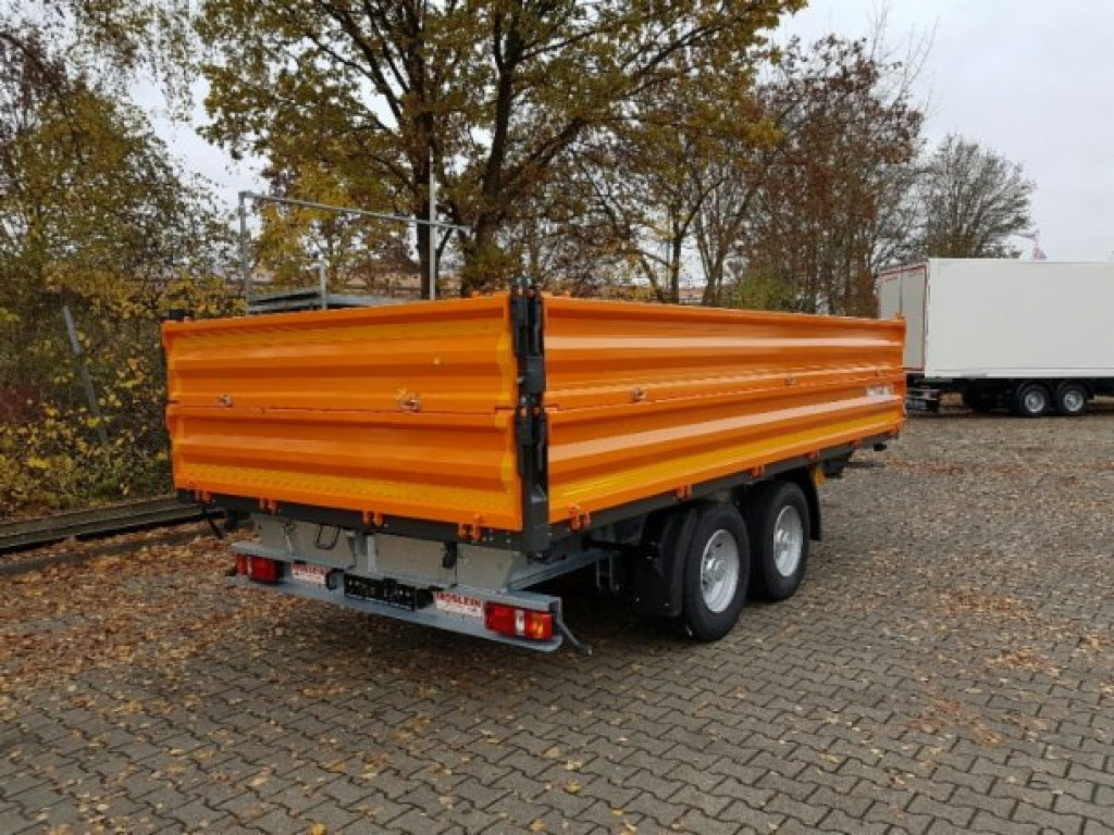 Möslein TTD13- BA Orange 13 t Tandem Kipper Tiefladermit Bordwand- Aufsatz-- Neufahrzeug -- - Damperli römork: fotoğraf 4 Möslein TTD13- BA Orange 13 t Tandem Kipper Tiefladermit Bordwand- Aufsatz-- Neufahrzeug -- - Damperli römork: fotoğraf 4