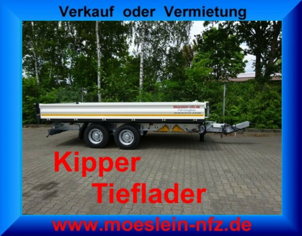 Möslein neuer Tandem 3- Seitenkipper Tieflader-- Neufah - Damperli römork: fotoğraf 2 Möslein neuer Tandem 3- Seitenkipper Tieflader-- Neufah - Damperli römork: fotoğraf 2