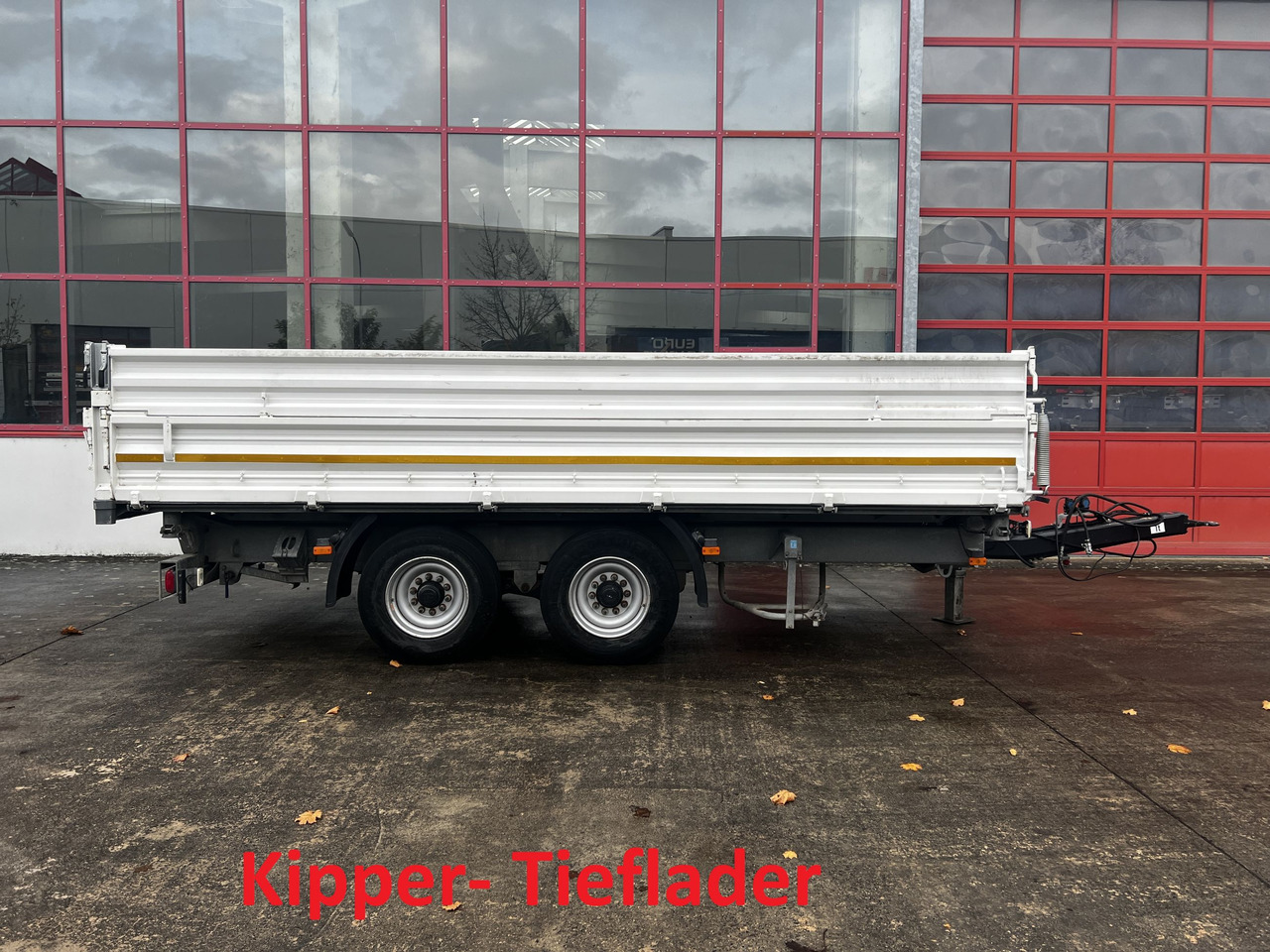 Schmid Fahrzeugbau DK 135 AR 13,5 t Tandemkipper mit Aufsatzbordwänden - Damperli römork: fotoğraf 1 Schmid Fahrzeugbau DK 135 AR 13,5 t Tandemkipper mit Aufsatzbordwänden - Damperli römork: fotoğraf 1