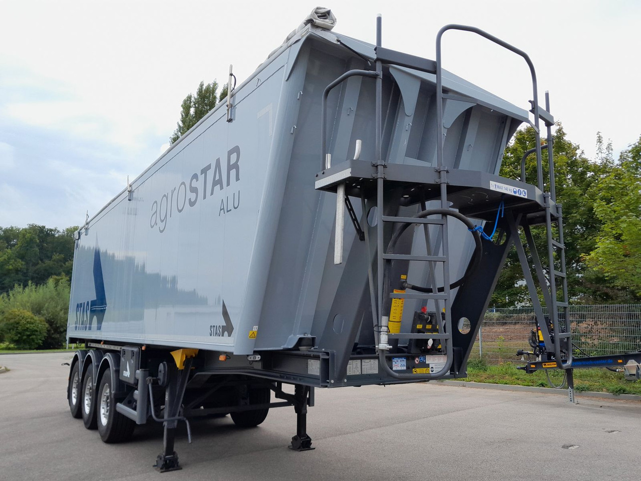 Stas AgroStar 47,3 cbm Alu-Kippsattelauflieger - Damperli dorse: fotoğraf 3 Stas AgroStar 47,3 cbm Alu-Kippsattelauflieger - Damperli dorse: fotoğraf 3