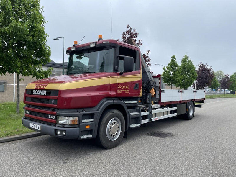 Scania T114-340 TORPEDO + KRAAN - Vinçli kamyon: fotoğraf 1 Scania T114-340 TORPEDO + KRAAN - Vinçli kamyon: fotoğraf 1