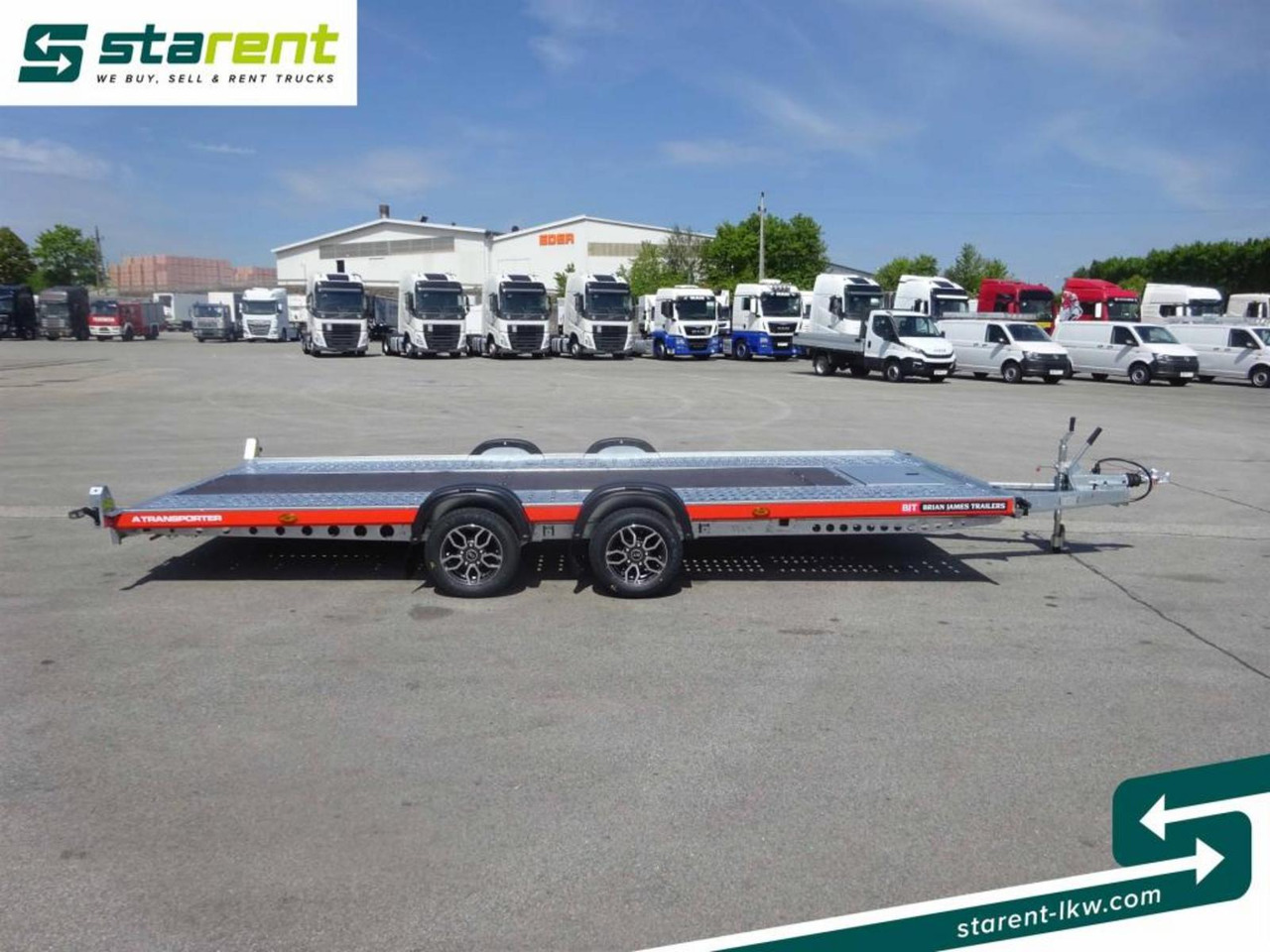 Brian James Trailers A-Transporter, Rampen, Alufelgen - Araba taşıyıcı römork: fotoğraf 4 Brian James Trailers A-Transporter, Rampen, Alufelgen - Araba taşıyıcı römork: fotoğraf 4