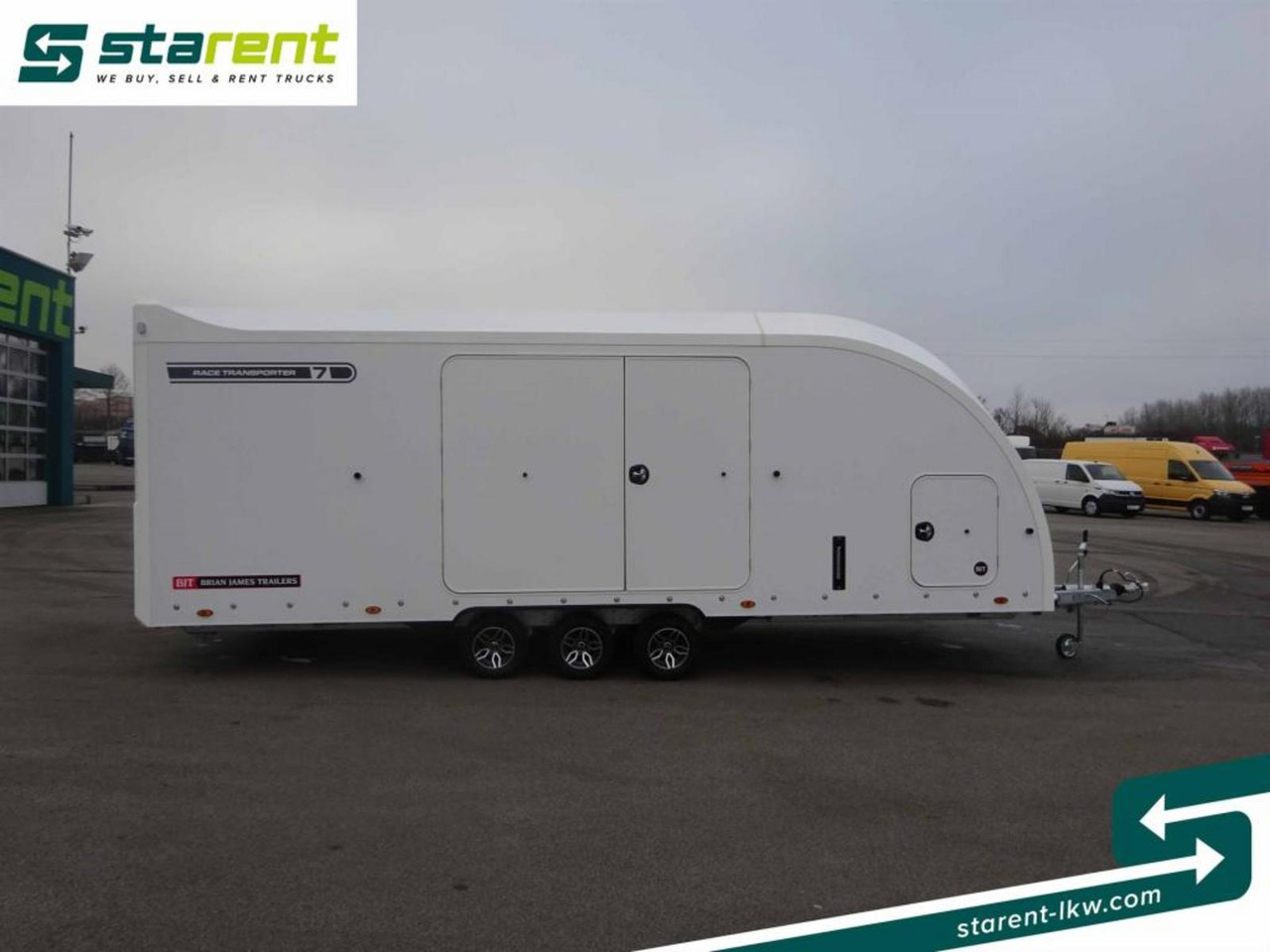 Brian James Trailers Race Transporter 7, Seilwinde, elektrische Klappe - Araba taşıyıcı römork: fotoğraf 4 Brian James Trailers Race Transporter 7, Seilwinde, elektrische Klappe - Araba taşıyıcı römork: fotoğraf 4