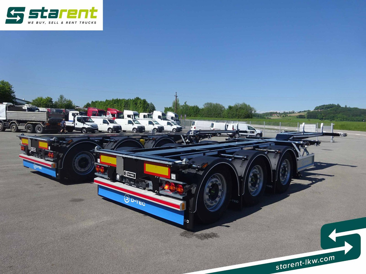D-TEC Flexitrailer LS Containerchassis ADR, Liftachse - Konteynır taşıyıcı/ Yedek karoser dorse: fotoğraf 5 D-TEC Flexitrailer LS Containerchassis ADR, Liftachse - Konteynır taşıyıcı/ Yedek karoser dorse: fotoğraf 5