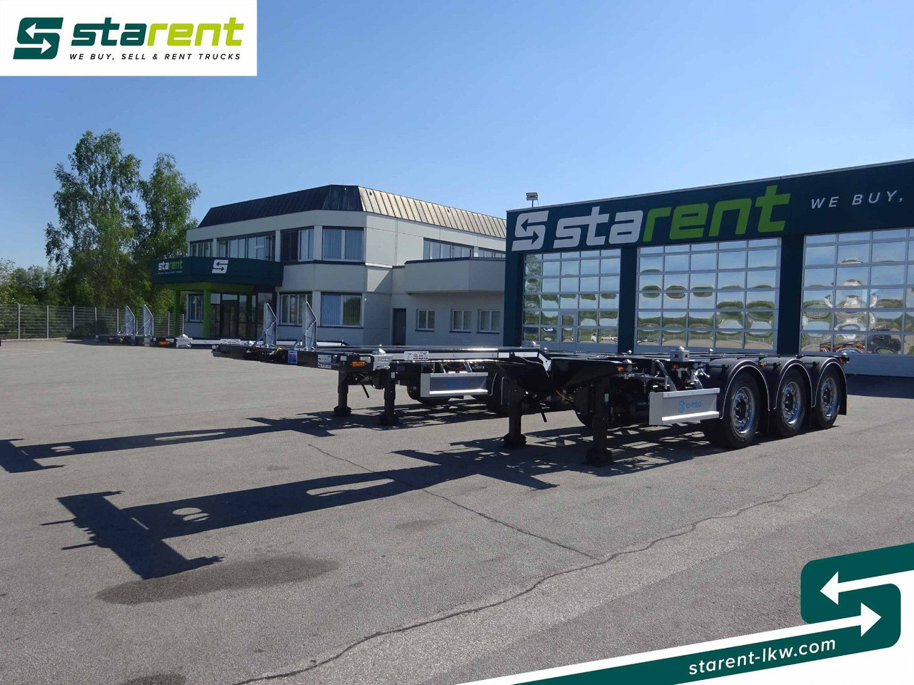 D-TEC Flexitrailer LS Containerchassis ADR, Liftachse - Konteynır taşıyıcı/ Yedek karoser dorse: fotoğraf 1 D-TEC Flexitrailer LS Containerchassis ADR, Liftachse - Konteynır taşıyıcı/ Yedek karoser dorse: fotoğraf 1