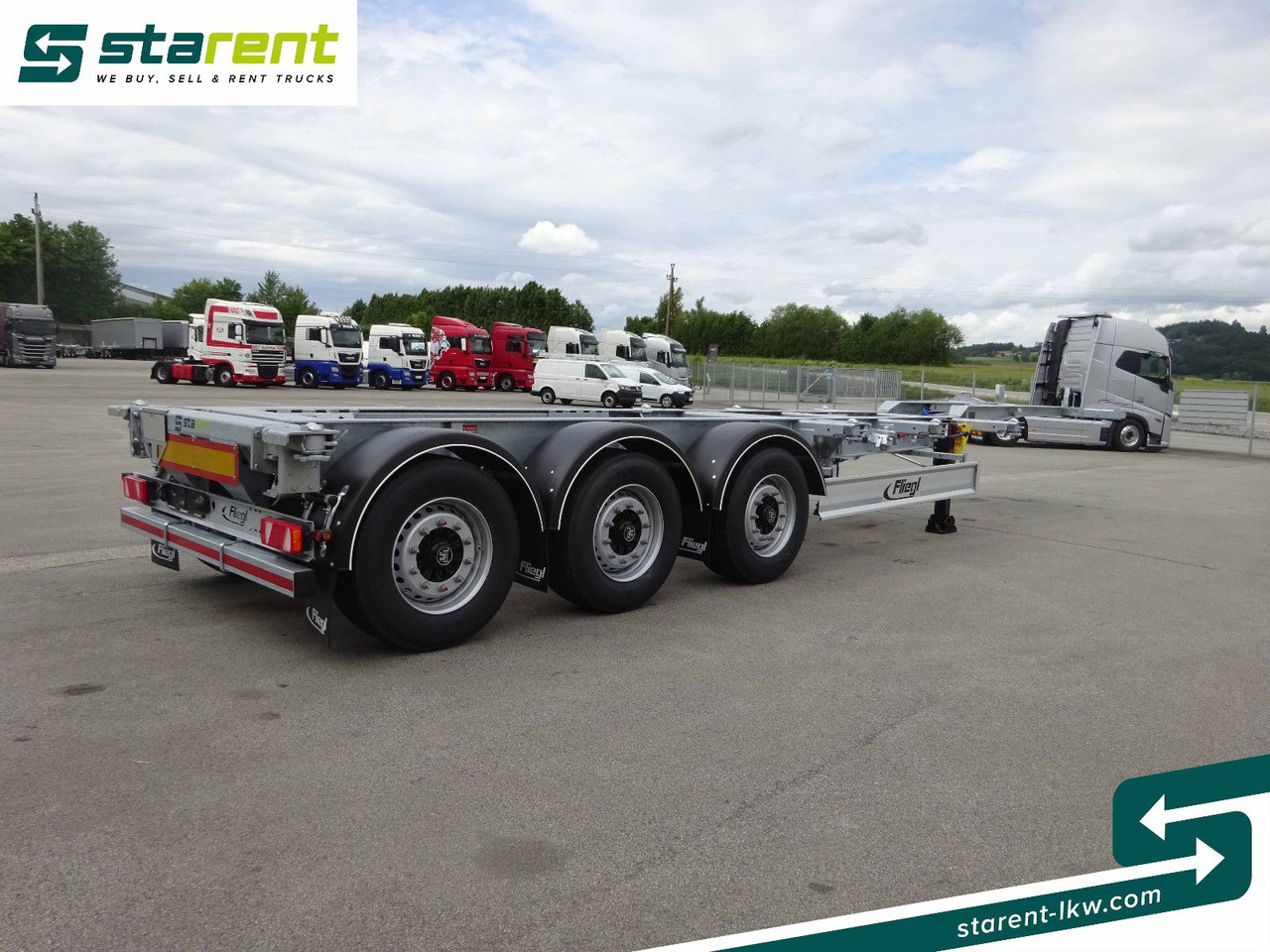 Fliegl Containerchassis ADR, 1x20/2x20/1x30/1x40/1x45 - Konteynır taşıyıcı/ Yedek karoser dorse: fotoğraf 5 Fliegl Containerchassis ADR, 1x20/2x20/1x30/1x40/1x45 - Konteynır taşıyıcı/ Yedek karoser dorse: fotoğraf 5