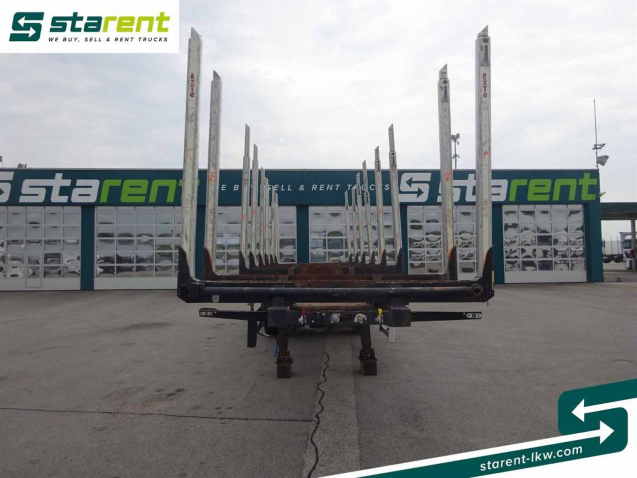 Hangler Holzrungen Auflieger Exte Rungen Lift-A Lenkachse - Tomruk dorsesi: fotoğraf 2 Hangler Holzrungen Auflieger Exte Rungen Lift-A Lenkachse - Tomruk dorsesi: fotoğraf 2