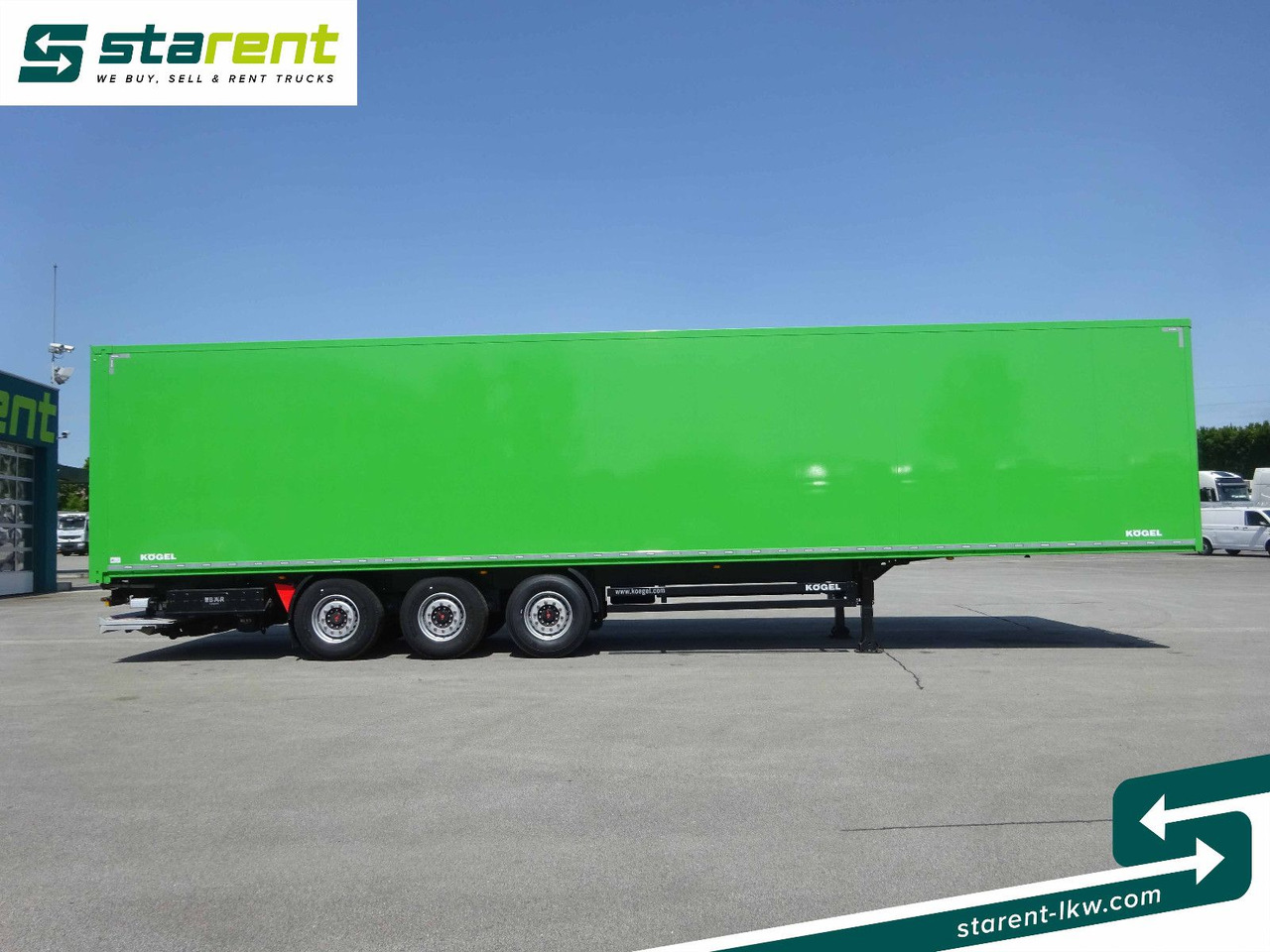 Kögel Trockenfrachtkoffer, Lenkachse, Liftachse, LBW - Kapalı karoser dorse: fotoğraf 4 Kögel Trockenfrachtkoffer, Lenkachse, Liftachse, LBW - Kapalı karoser dorse: fotoğraf 4