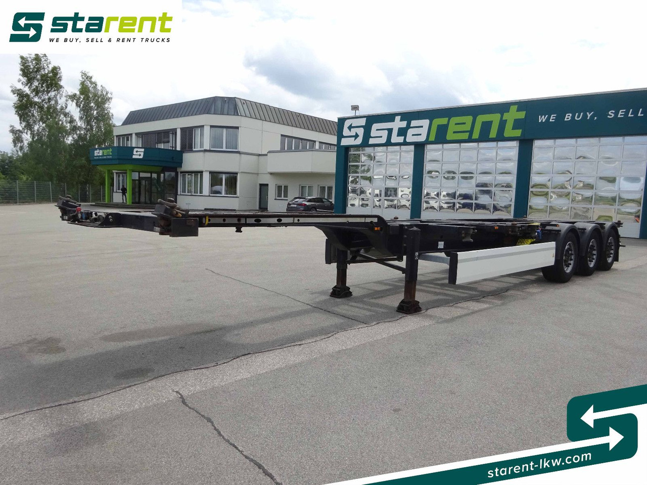 Krone Containerchassis 1x20/2x20/1x40/1x45, Liftachse - Konteynır taşıyıcı/ Yedek karoser dorse: fotoğraf 1 Krone Containerchassis 1x20/2x20/1x40/1x45, Liftachse - Konteynır taşıyıcı/ Yedek karoser dorse: fotoğraf 1
