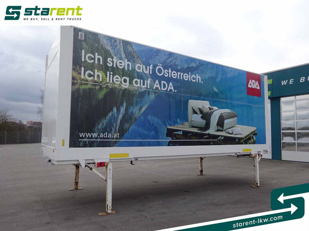 Krone Wechselpritsche WK 7.7 Trockenfrachtkoffer - Kapalı kasa: fotoğraf 1 Krone Wechselpritsche WK 7.7 Trockenfrachtkoffer - Kapalı kasa: fotoğraf 1