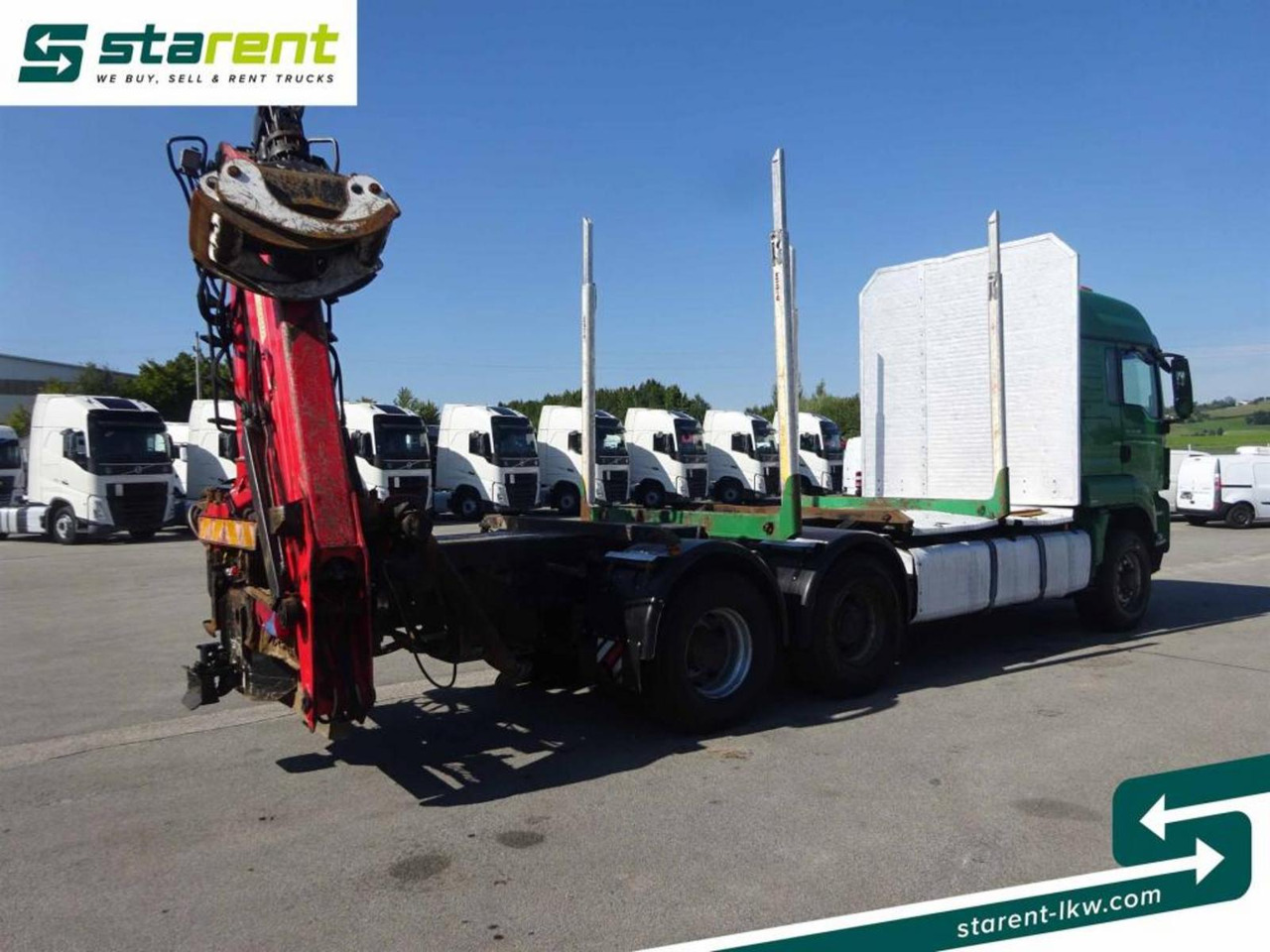 MAN TGS 26.480 6x6 Holzaufbau mit Kran, Palfinger 120Z - Tomruk kamyonu: fotoğraf 5 MAN TGS 26.480 6x6 Holzaufbau mit Kran, Palfinger 120Z - Tomruk kamyonu: fotoğraf 5