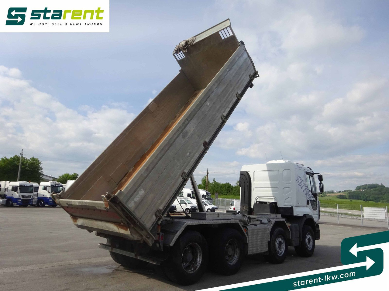 Renault Premium 450 DXi, 8x4, 3 Seitenkipper, Standklima - Damperli kamyon: fotoğraf 4 Renault Premium 450 DXi, 8x4, 3 Seitenkipper, Standklima - Damperli kamyon: fotoğraf 4