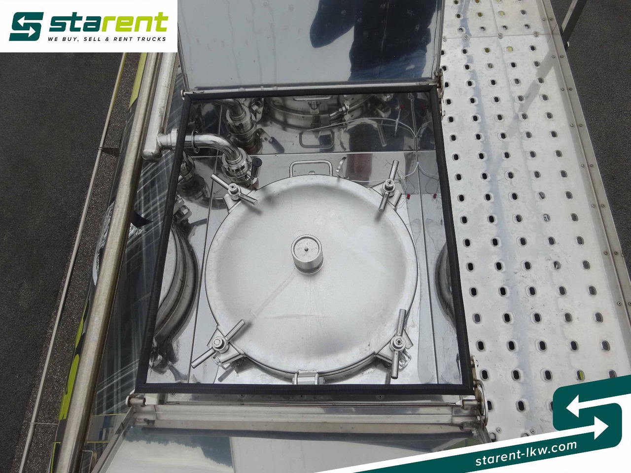 Tanker dorse SEKA Lebensmitteltank, ADR, 33.000L, Liftachse: fotoğraf 16