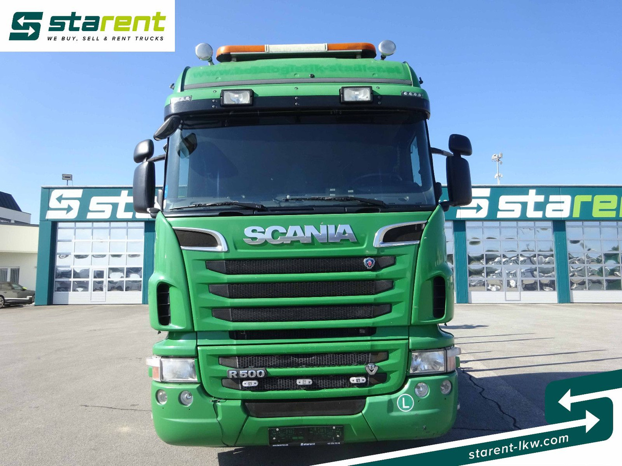 Scania R500 V8 6x4 Holzaufbau mit Kran, MOTORPROBLEM - Şasi kamyon, Vinçli kamyon: fotoğraf 2 Scania R500 V8 6x4 Holzaufbau mit Kran, MOTORPROBLEM - Şasi kamyon, Vinçli kamyon: fotoğraf 2