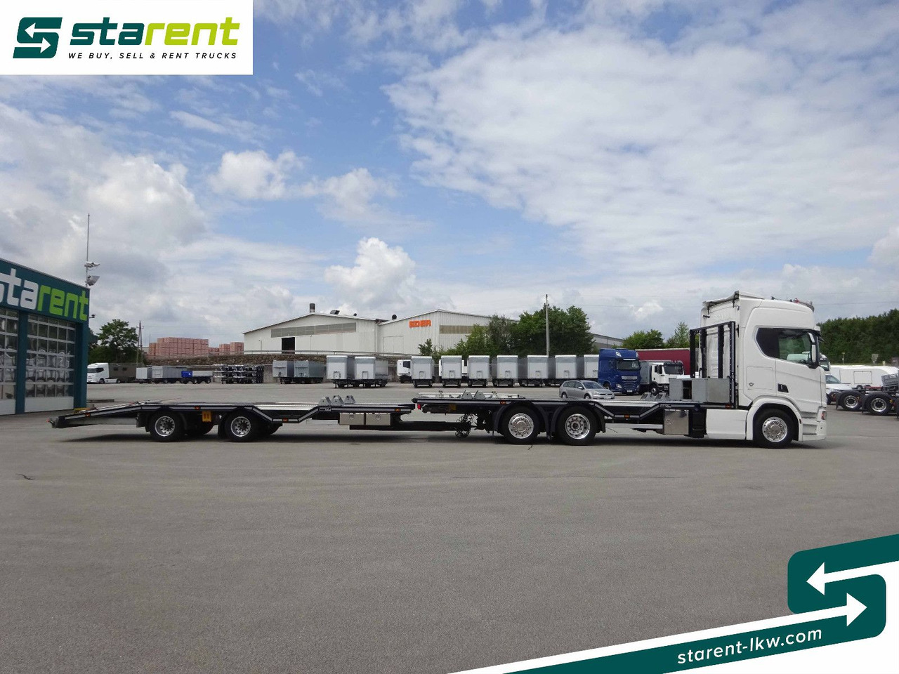 Scania R770 V8 Fahrzeugtransporter + Ziegler Anhänger - Çekici kamyonu: fotoğraf 4 Scania R770 V8 Fahrzeugtransporter + Ziegler Anhänger - Çekici kamyonu: fotoğraf 4