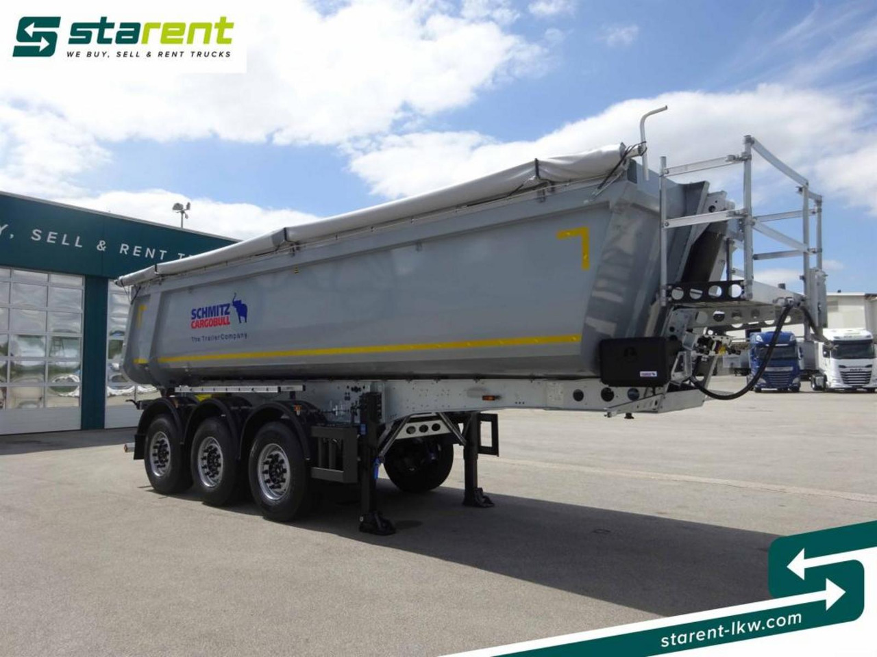 Schmitz 3-Achs Kipper, 24m³, Liftachse, Alu-Felgen - Damperli dorse: fotoğraf 3 Schmitz 3-Achs Kipper, 24m³, Liftachse, Alu-Felgen - Damperli dorse: fotoğraf 3