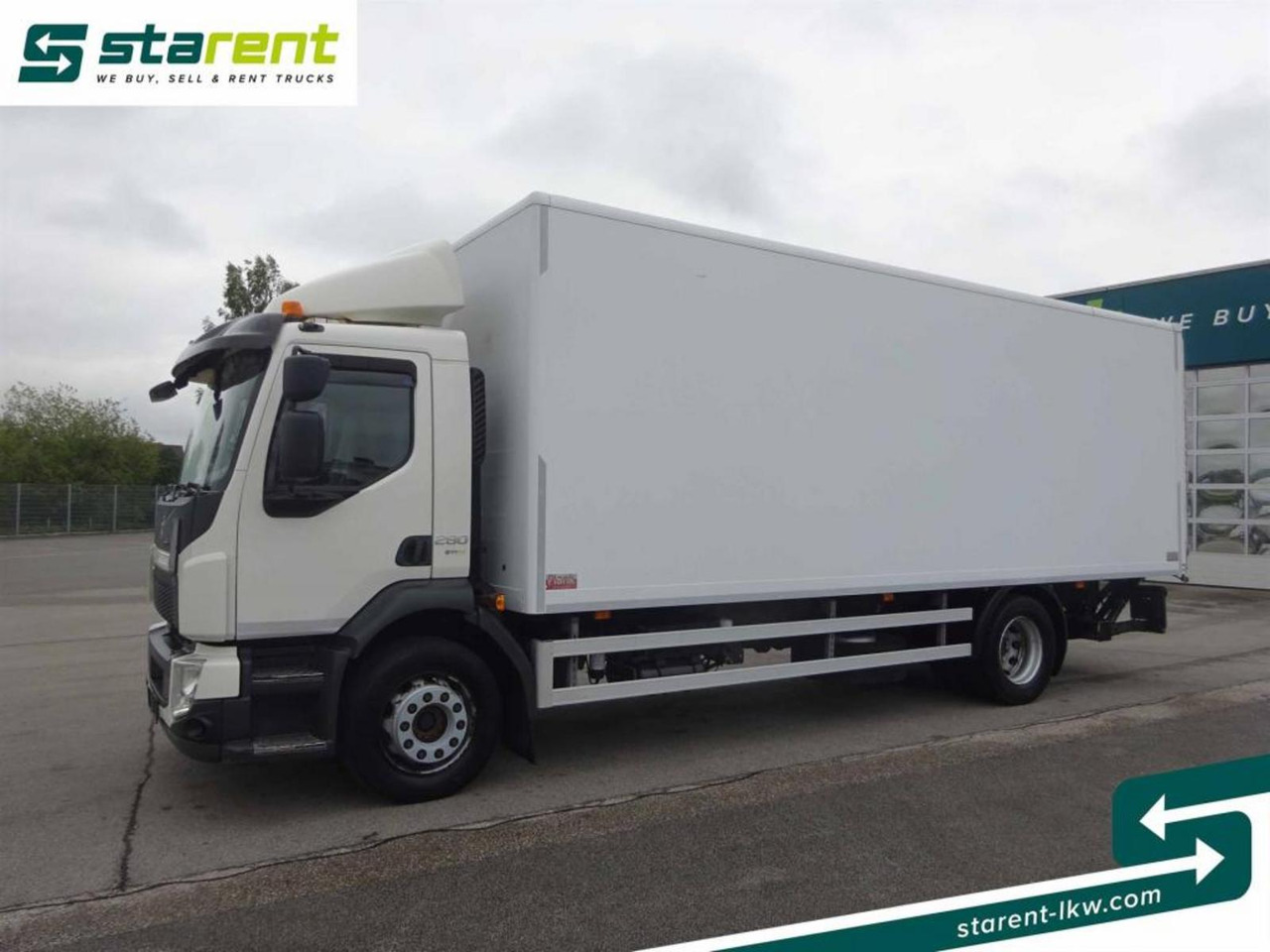 Volvo FL 280 Koffer Ladebordwand 18 Tonnen Kamera - Kapalı kasa kamyon: fotoğraf 1 Volvo FL 280 Koffer Ladebordwand 18 Tonnen Kamera - Kapalı kasa kamyon: fotoğraf 1