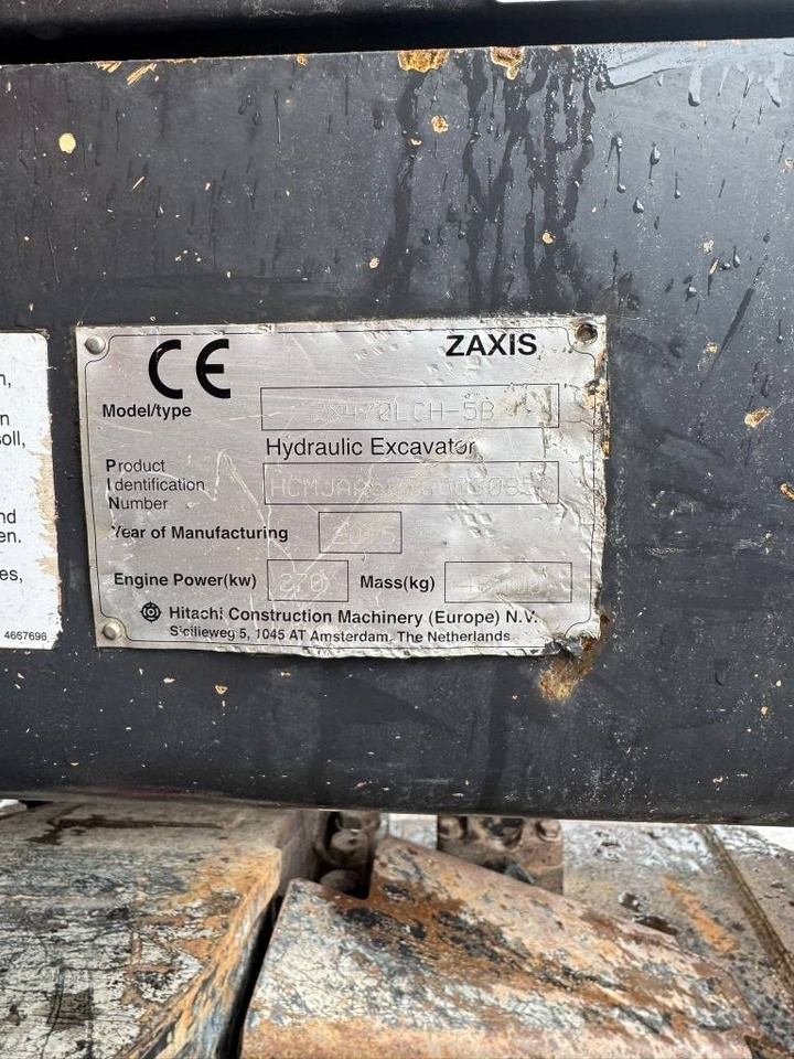 Paletli ekskavatör Hitachi ZX 470 LC H-5 B: fotoğraf 18