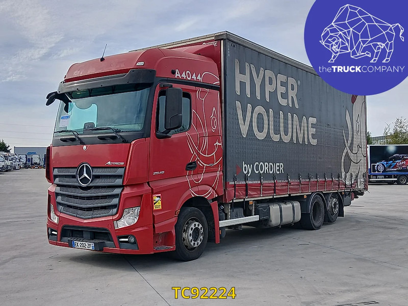 Mercedes-Benz Actros 2548 - Tenteli kamyon: fotoğraf 1 Mercedes-Benz Actros 2548 - Tenteli kamyon: fotoğraf 1