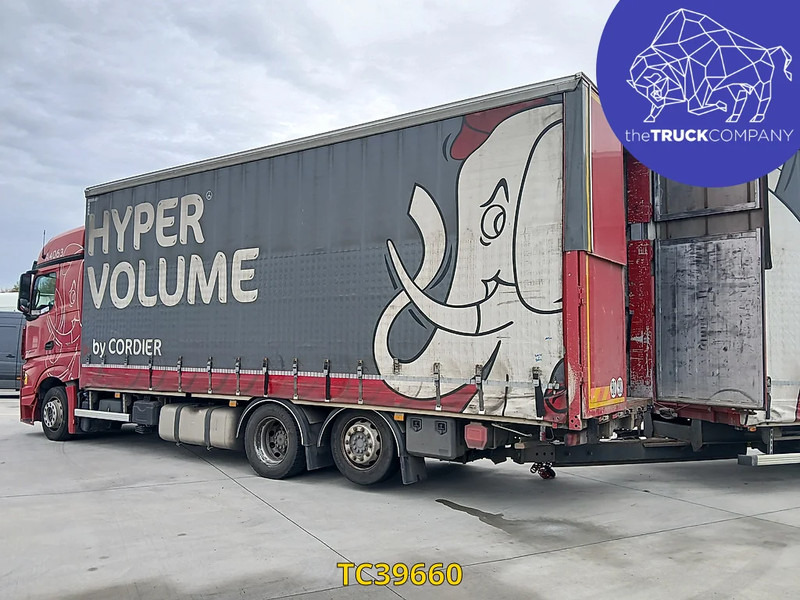 Mercedes-Benz Actros - Tenteli kamyon: fotoğraf 3 Mercedes-Benz Actros - Tenteli kamyon: fotoğraf 3