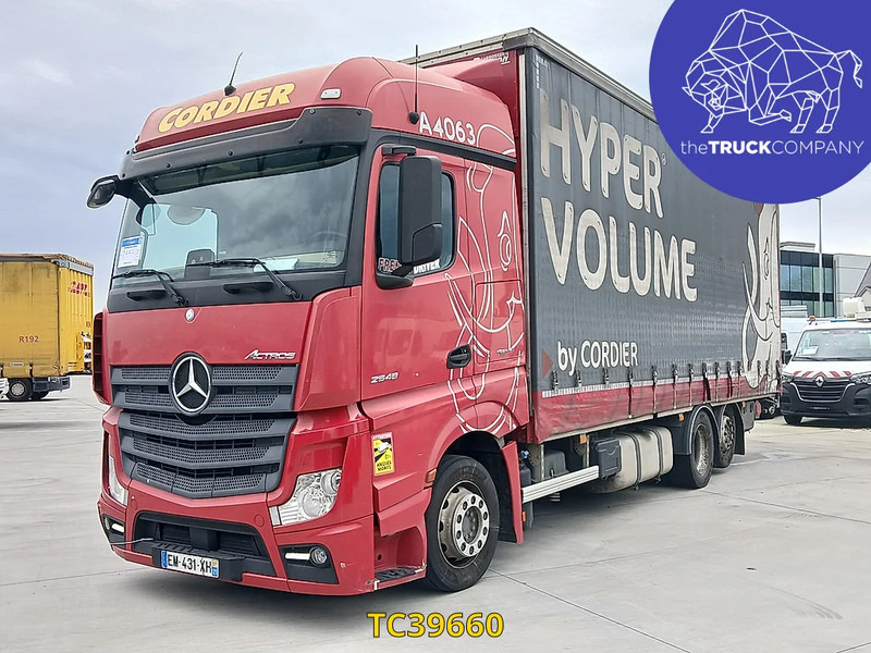 Mercedes-Benz Actros - Tenteli kamyon: fotoğraf 1 Mercedes-Benz Actros - Tenteli kamyon: fotoğraf 1