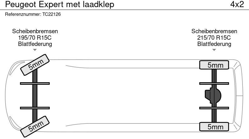 Peugeot Expert met laadklep - Panelvan: fotoğraf 5 Peugeot Expert met laadklep - Panelvan: fotoğraf 5