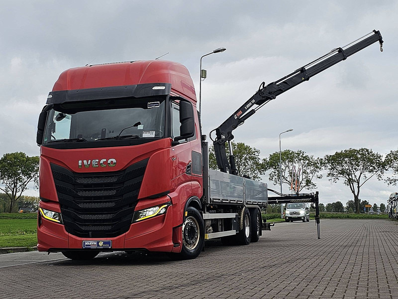 Iveco S-WAY AS260S46 6X2-4 HIAB 155-E2 - Sal/ Açık kasa kamyon, Vinçli kamyon: fotoğraf 1 Iveco S-WAY AS260S46 6X2-4 HIAB 155-E2 - Sal/ Açık kasa kamyon, Vinçli kamyon: fotoğraf 1