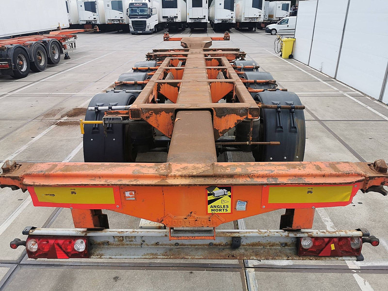 Konteynır taşıyıcı/ Yedek karoser dorse Nooteboom FT 43 03 V lift axle; BPW: fotoğraf 6