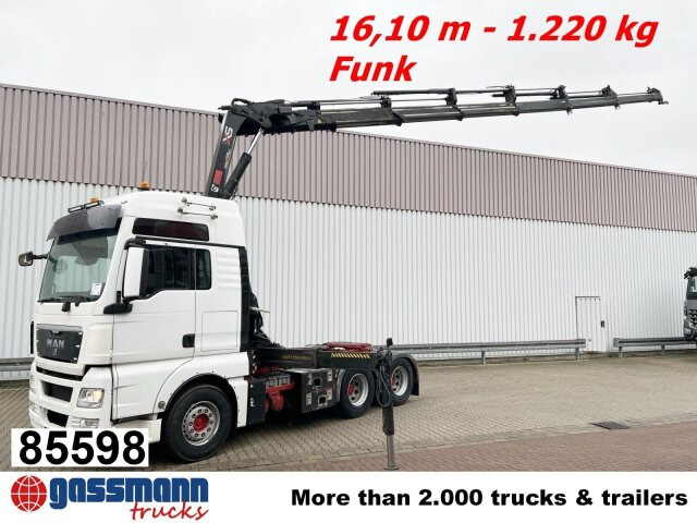 MAN TGX 26.480 6x4 BLS mit Kran Hiab 288E-6 Hipro, - Çekici: fotoğraf 1 MAN TGX 26.480 6x4 BLS mit Kran Hiab 288E-6 Hipro, - Çekici: fotoğraf 1