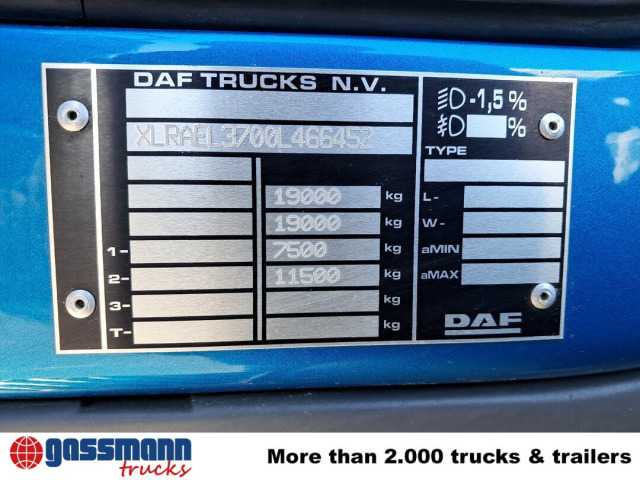 DAF LF 290 FA 4x2, Nebenantrieb, Navi - Şasi kamyon: fotoğraf 4 DAF LF 290 FA 4x2, Nebenantrieb, Navi - Şasi kamyon: fotoğraf 4