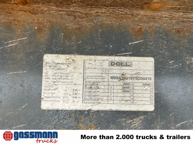 Doll A105 Holzanhänger - Tomruk römorku: fotoğraf 2 Doll A105 Holzanhänger - Tomruk römorku: fotoğraf 2