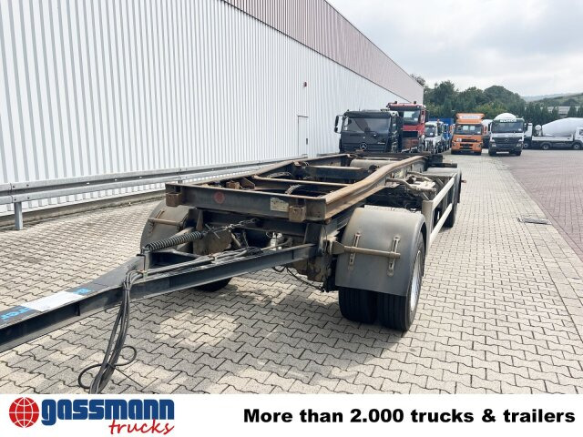 Kancali yükleyici/ Hidrolift römork Hüffermann HSA 18.65 Schlittenabroller: fotoğraf 6
